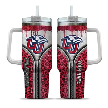 personalized liberty flames leopard zipper red curved tumbler best selling.webp