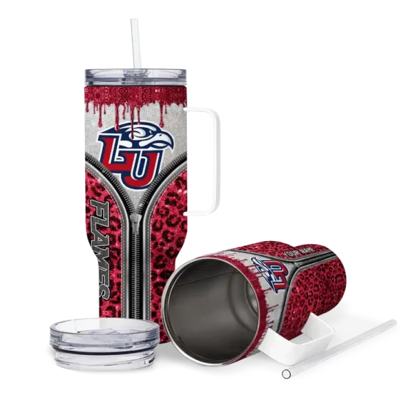 personalized liberty flames leopard zipper red curved tumbler high quality.webp