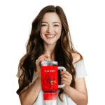 personalized louisville cardinals geometric prism red curved tumbler best selling.webp