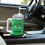 personalized marshall thundering herd honey streaks green curved tumbler best selling.webp