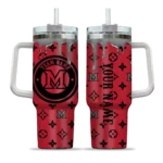 personalized miami redhawks bullseye drips red curved tumbler best selling.webp