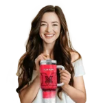 personalized miami redhawks geometric prism red curved tumbler best selling.webp