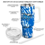 personalized middle tennessee blue raiders burst swirl blue curved tumbler best selling.webp