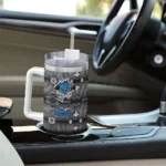 personalized middle tennessee blue raiders superman shield blue gray curved tumbler best selling.webp