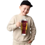 personalized minnesota golden gophers hexagon armor maroon curved tumbler best selling.webp