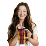 personalized minnesota golden gophers hexagon armor maroon curved tumbler best selling.webp