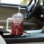 personalized mississippi state bulldogs chevron stripe maroon curved tumbler best selling.webp