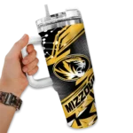 personalized missouri tigers abstract paths black curved tumbler best selling.webp