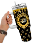 personalized missouri tigers bullseye drips black curved tumbler best selling.webp