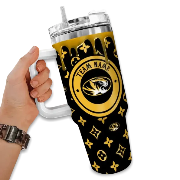 personalized missouri tigers bullseye drips black curved tumbler fashion forward.webp