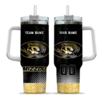 personalized missouri tigers geometric prism black curved tumbler best selling.webp