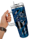 personalized nevada wolf pack claw cut blue black curved tumbler best selling.webp