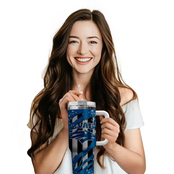 personalized nevada wolf pack claw cut blue black curved tumbler premium grade.webp