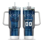 personalized nevada wolf pack hexagon armor blue curved tumbler best selling.webp
