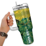 personalized-north-dakota-state-bison-chevron-stripe-green-curved-tumbler-best-selling.webp