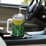 personalized-north-dakota-state-bison-chevron-stripe-green-curved-tumbler-best-selling.webp