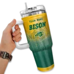personalized-north-dakota-state-bison-gradient-dots-green-curved-tumbler-best-selling.webp