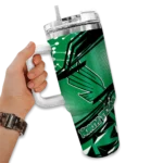 personalized-north-texas-mean-green-abstract-paths-green-curved-tumbler-best-selling.webp