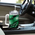 personalized-north-texas-mean-green-abstract-paths-green-curved-tumbler-best-selling.webp