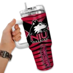personalized-northern-illinois-huskies-chevron-layers-red-curved-tumbler-best-selling.webp