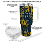 personalized notre dame fighting irish burst swirl navy curved tumbler best selling.webp