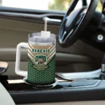 personalized ohio bobcats hex texture green curved tumbler best selling.webp