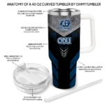 personalized old dominion monarchs arrow armor blue black curved tumbler best selling.webp
