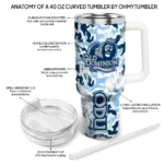 personalized old dominion monarchs camo mashup blue white curved tumbler best selling.webp