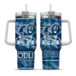 personalized old dominion monarchs honey streaks blue curved tumbler best selling.webp