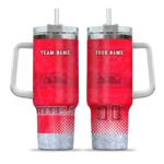 personalized ole miss rebels geometric prism red curved tumbler best selling.webp