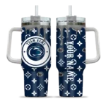personalized penn state nittany lions bullseye drips blue curved tumbler best selling.webp