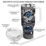 personalized penn state nittany lions superman shield blue gray curved tumbler best selling.webp