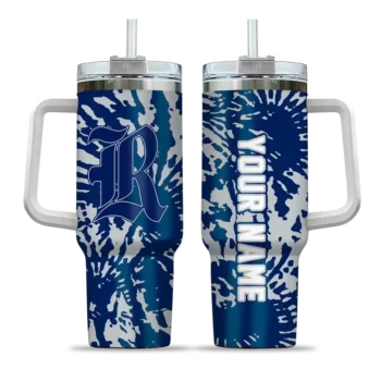personalized rice owls burst swirl navy blue curved tumbler best selling.webp