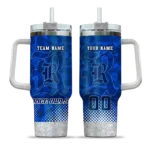 personalized rice owls geometric prism navy blue curved tumbler best selling.webp
