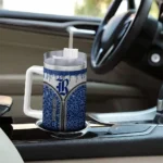 personalized rice owls leopard zipper navy blue curved tumbler best selling.webp