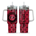 personalized san diego state aztecs bullseye drips red curved tumbler best selling.webp