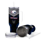 personalized south alabama jaguars arrow armor blue black curved tumbler best selling.webp