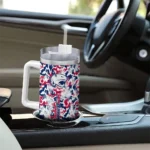 personalized south alabama jaguars camo mashup blue white curved tumbler best selling.webp