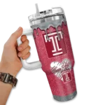 personalized temple owls heart helmet motif red curved tumbler best selling.webp