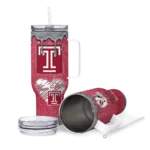 personalized temple owls heart helmet motif red curved tumbler best selling.webp