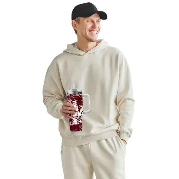 personalized texas am aggies burst swirl maroon curved tumbler top rated.webp
