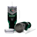 personalized uab blazers arrow armor green black curved tumbler best selling.webp