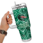 personalized uab blazers bold diamonds green curved tumbler best selling.webp