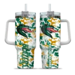 personalized uab blazers camo mashup green white curved tumbler best selling.webp