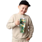 personalized uab blazers camo mashup green white curved tumbler best selling.webp