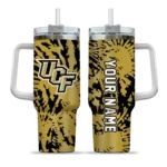 personalized ucf knights burst swirl gold curved tumbler best selling.webp