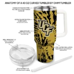 personalized ucf knights burst swirl gold curved tumbler best selling.webp