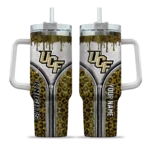 personalized ucf knights leopard zipper gold curved tumbler best selling.webp