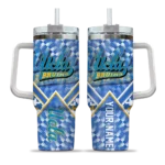 personalized ucla bruins chevron angle blue curved tumbler best selling.webp