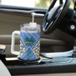 personalized ucla bruins chevron angle blue curved tumbler best selling.webp